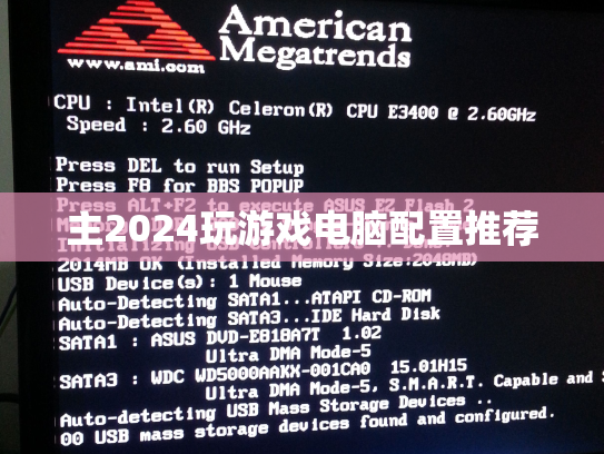 主2024玩游戏电脑配置推荐