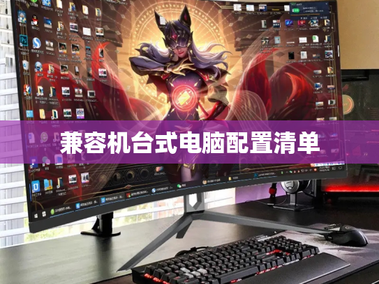 兼容机台式电脑配置清单