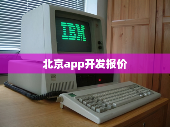 北京app开发报价