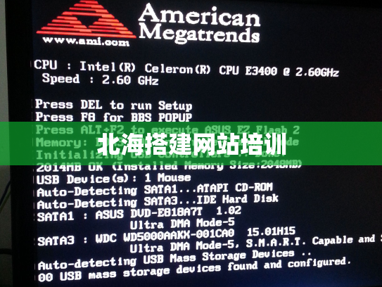 北海搭建网站培训