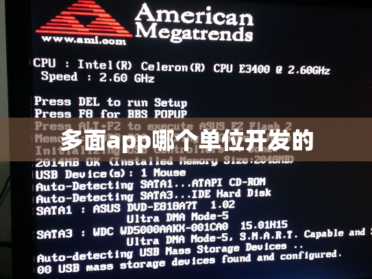 多面app哪个单位开发的