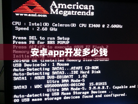 安卓app开发多少钱