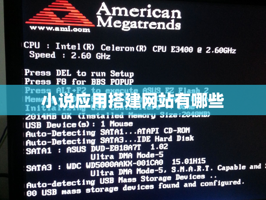 小说应用搭建网站有哪些