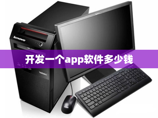 开发一个app软件多少钱