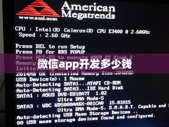 微信app开发多少钱