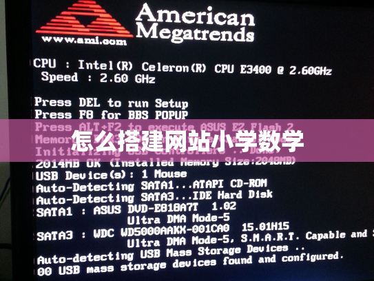 怎么搭建网站小学数学