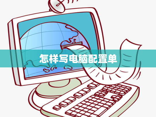 怎样写电脑配置单