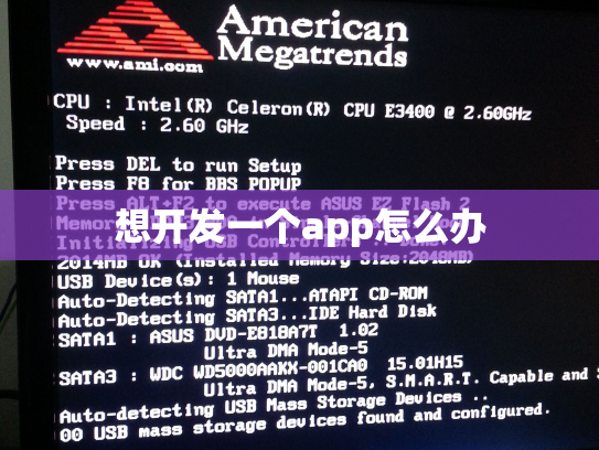 想开发一个app怎么办