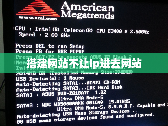 搭建网站不让ip进去网站