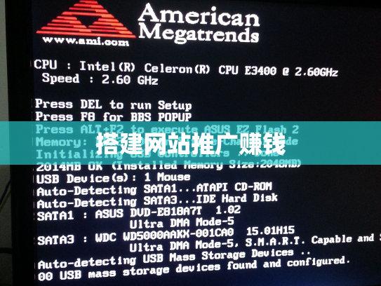 搭建网站推广赚钱