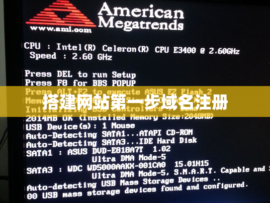 搭建网站第一步域名注册