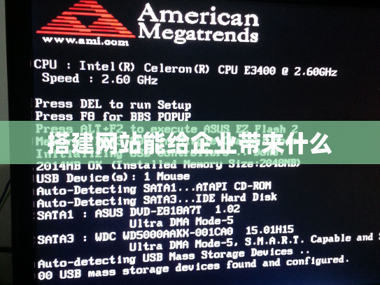 搭建网站能给企业带来什么