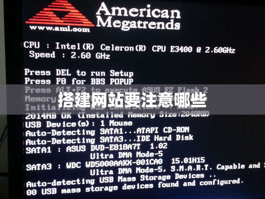 搭建网站要注意哪些