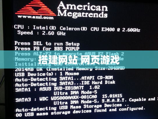 搭建网站 网页游戏