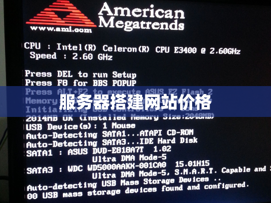 服务器搭建网站价格