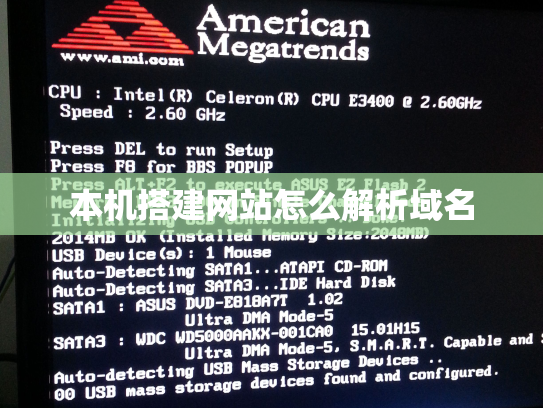 本机搭建网站怎么解析域名