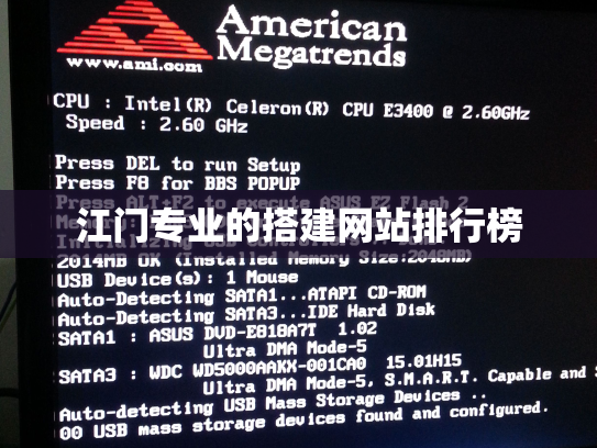 江门专业的搭建网站排行榜