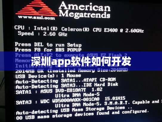 深圳app软件如何开发