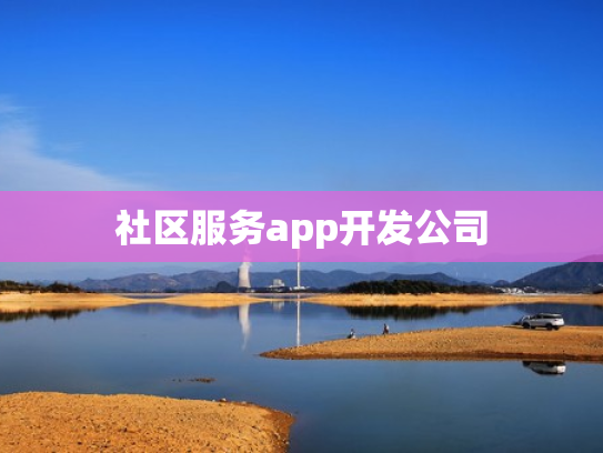 社区服务app开发公司