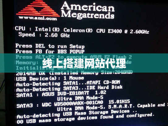 线上搭建网站代理