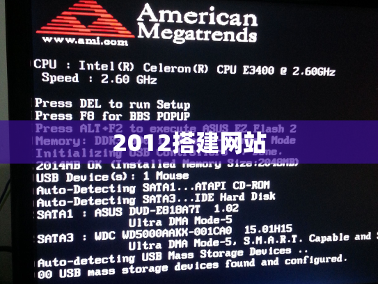 2012搭建网站