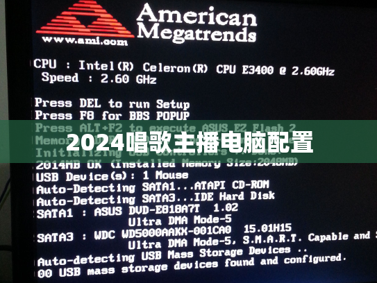 2024唱歌主播电脑配置