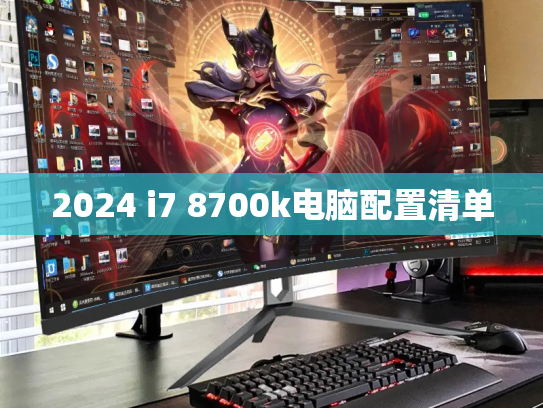 2024 i7 8700k电脑配置清单