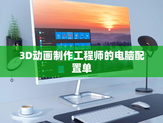 3D动画制作工程师的电脑配置单
