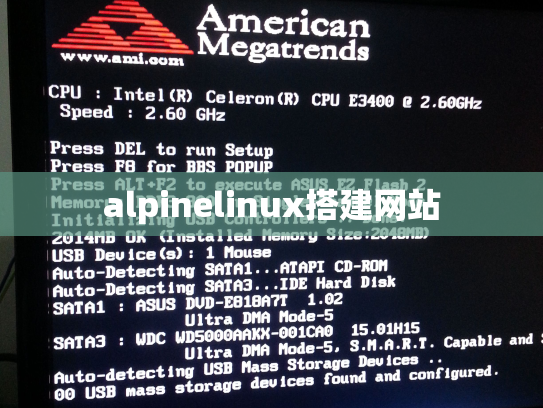 alpinelinux搭建网站