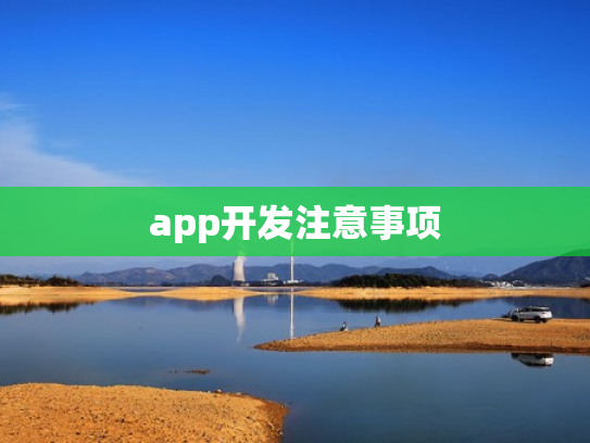 app开发注意事项