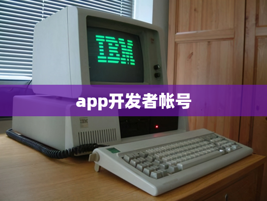 app开发者帐号