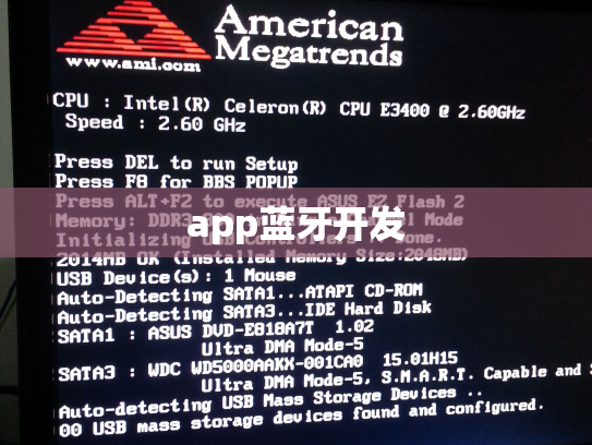 app蓝牙开发