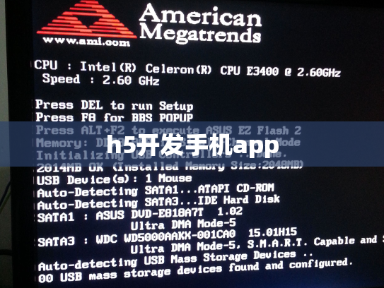 h5开发手机app