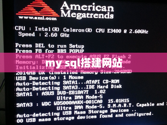 my sql搭建网站
