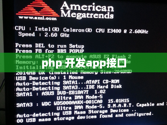 php 开发app接口