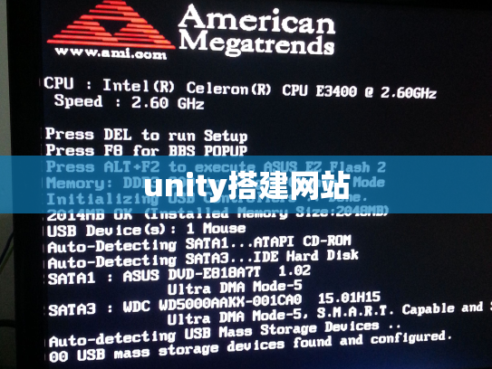 unity搭建网站